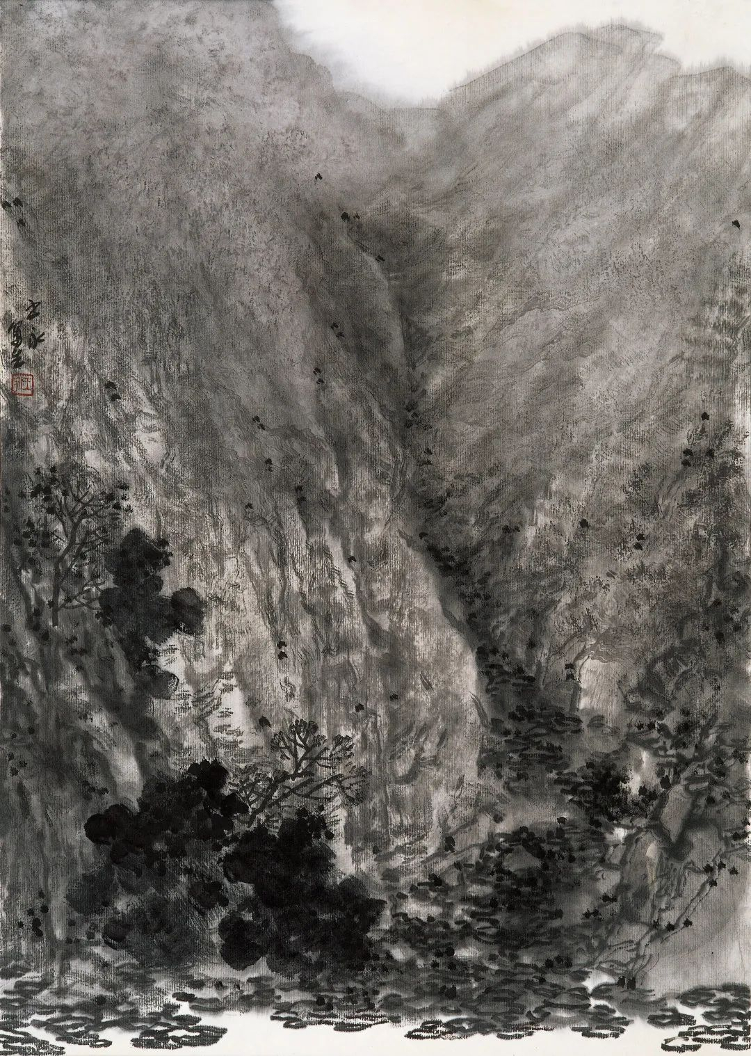 2 王永 贺兰日记之一 68x46cm 纸本水墨 2010年